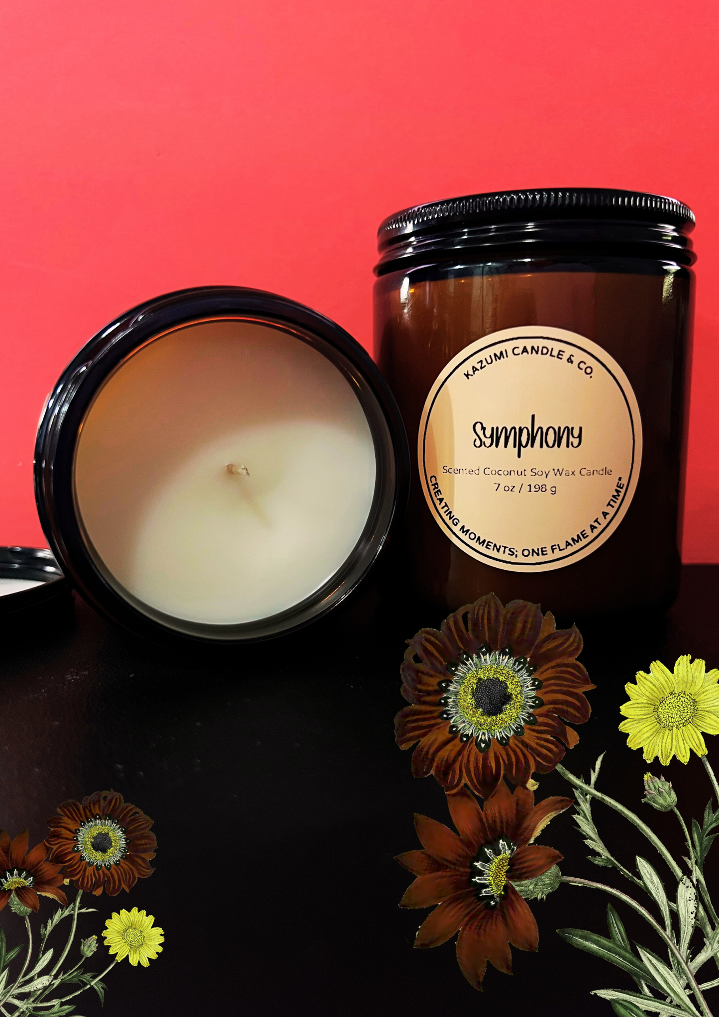 Symphony 7oz Candle (Coconut Soy Wax)