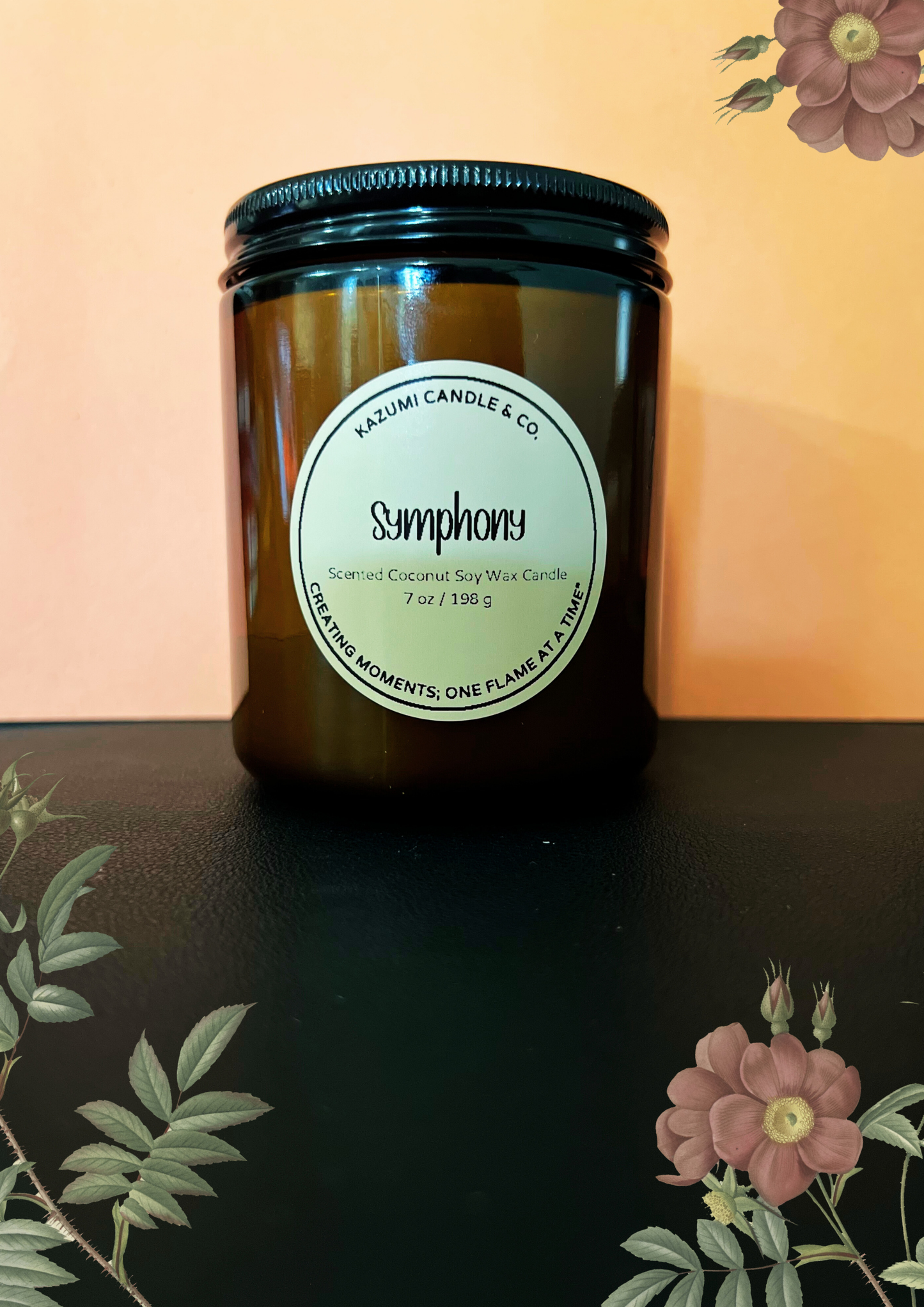 Symphony 7oz Candle (Coconut Soy Wax)