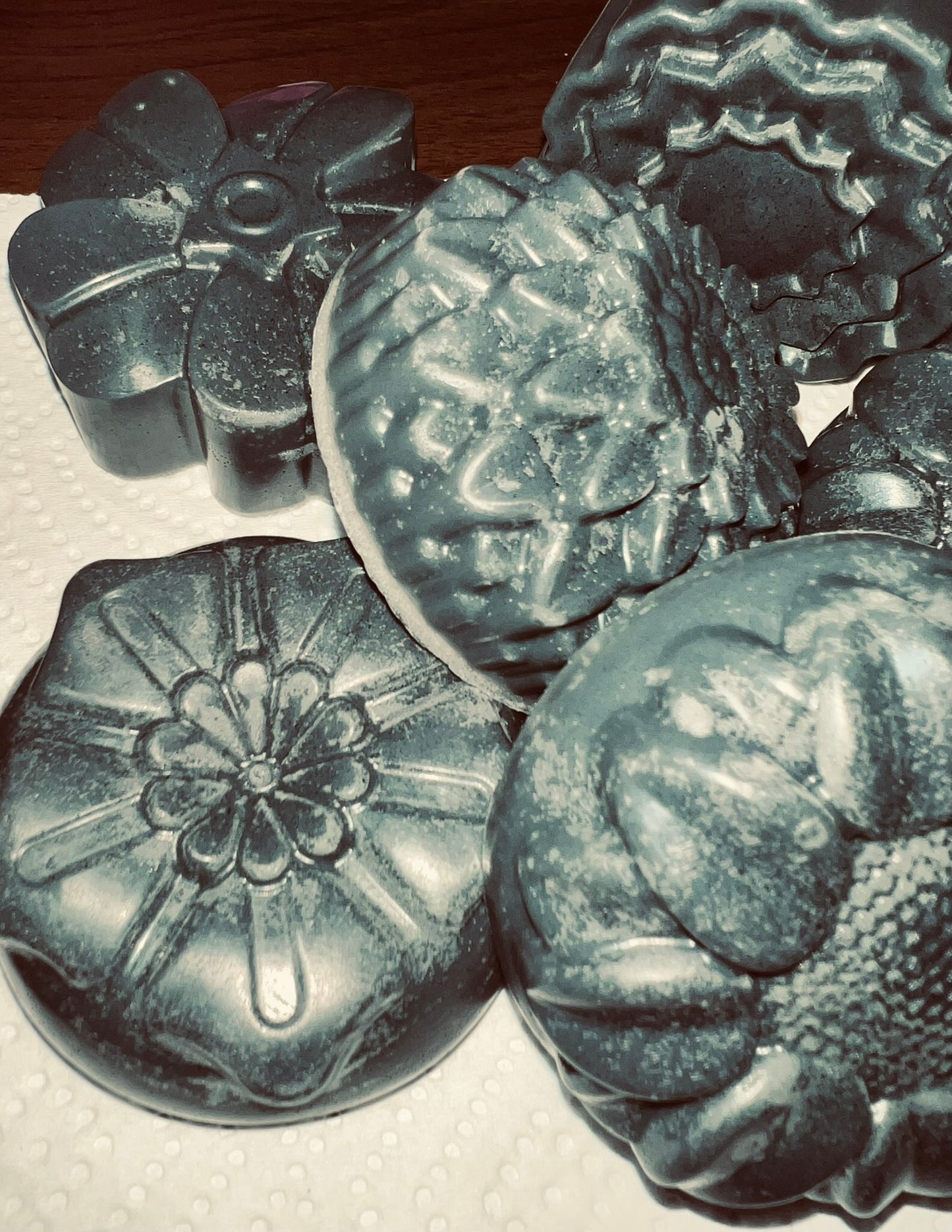 Scented 4oz Black Coco Charcoal Shea Goats' Milk Soap (2 Flower Edition)