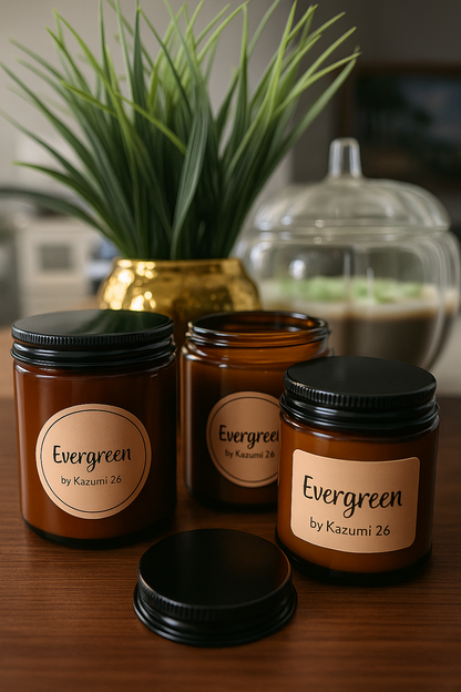 Evergreen - Clean Coconut-Soy Blend - Clean Burn, Lasts 30+ hrs