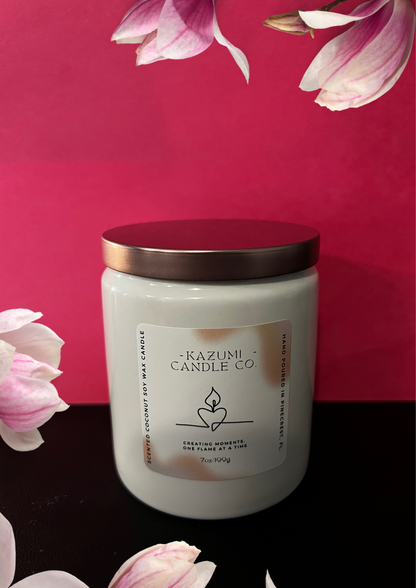 Reflection 7oz Candle (Coconut Soy Wax in a White Ceramic Vessel)