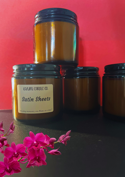 Satin Sheets 10oz & 3oz Candle (Coconut Soy Wax)