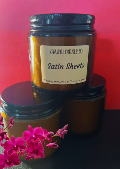 Satin Sheets 10oz & 3oz Candle (Coconut Soy Wax)