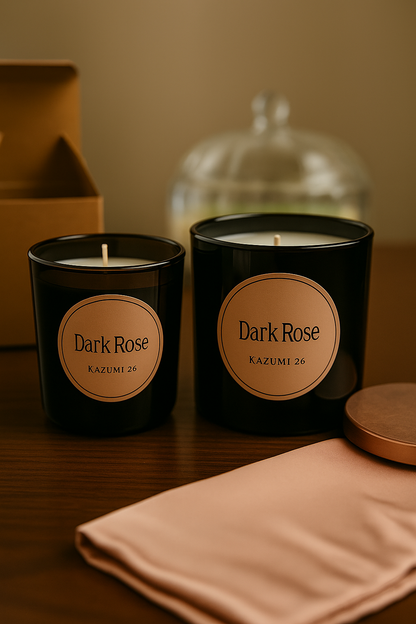 Dark Rose - Clean Coconut-Soy Blend - Clean Burn, Lasts 30+ hrs