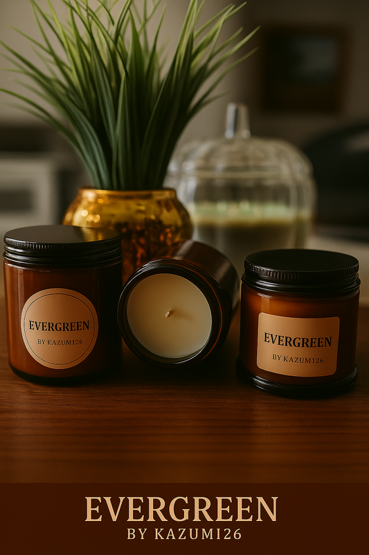Evergreen - Clean Coconut-Soy Blend - Clean Burn, Lasts 30+ hrs